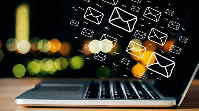 Email Marketing On Laptop